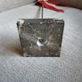 Vintage Desktop Danish Denmark Flag On Marble Base Rare V Cut Image 8