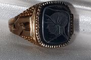 Vintage 9ct Gold Mens Signet Ring