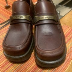 Wrangler new brass bar slip ons - size 39