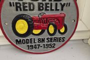 Ford  red belly cast iron sign