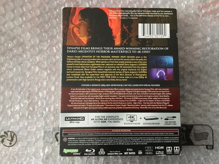 Suspiria 4K American Import Region Free