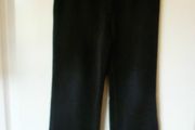 Girls Fab Ribbed Black Leggins-age 5-6 Years  JET BLACK
