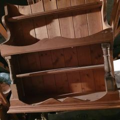 pine wall unit