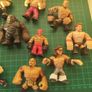 Rumblers WWE / Wrestling Figure Bundle 13 Figures Image 4