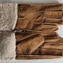 Ashwood Leather Gloves, tan, size S/M Image 3