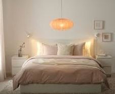 Ikea Regnskur lamp pink