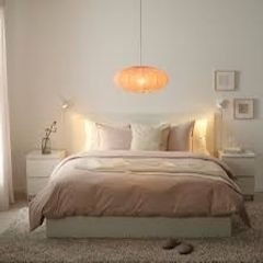 Ikea Regnskur lamp pink