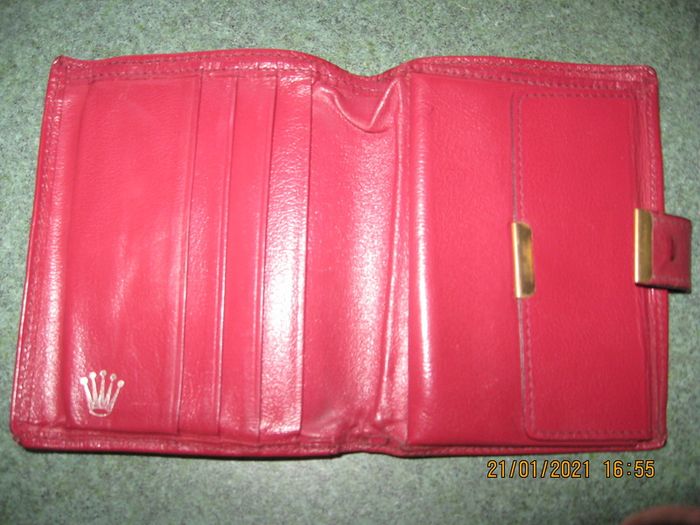 Rolex Red Wallet