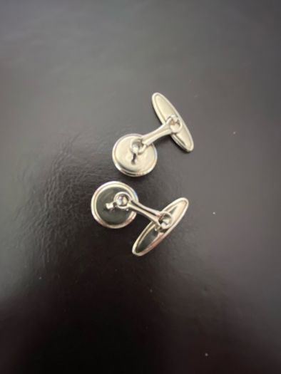 Vintage Silver Metal Cufflinks