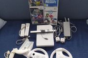Wii with Mario kart, Sports resort, Mario Galaxy, Smash Brawl and HDMI