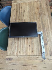 Monitor with arm