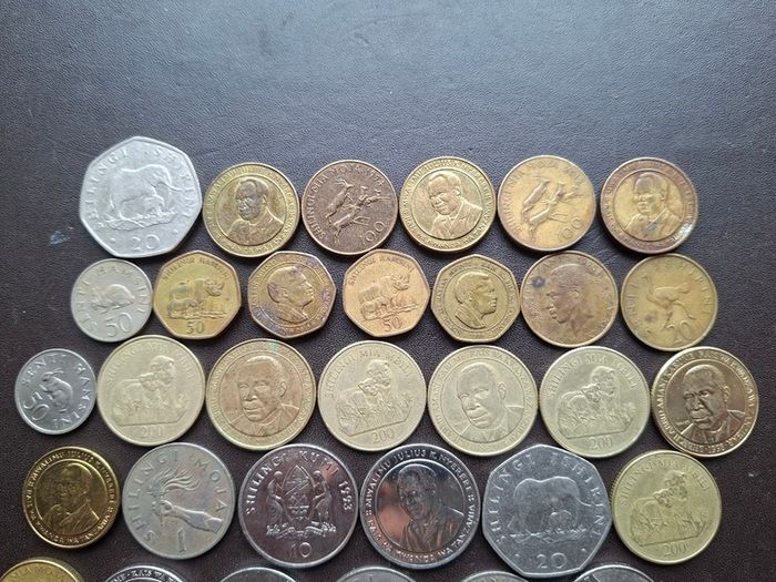 A Lot of 265 grams coins from Tanzania (1966-2019)