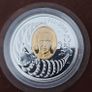 2001 MARCONI Set of 2 coins 925 Silver and 22ct gold Image 5