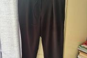 Black Lennon Courtney paper bag trousers size 14