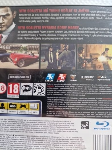 Mafia II  PlayStation3 Ps3 Games Original