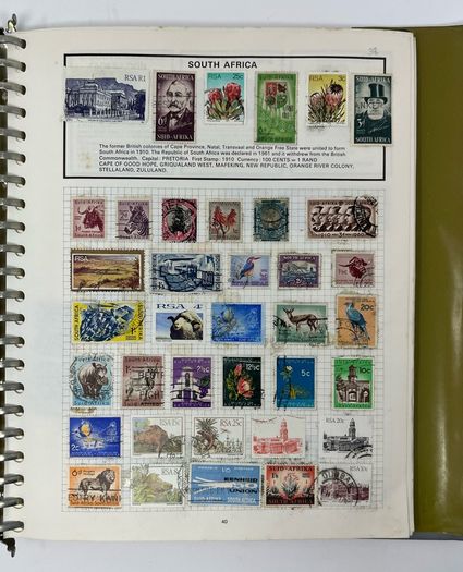 Collection: Used world collection In New World Stamp Album