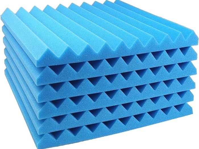 NEW SALE | BLUE 12 Pack Acoustic Foam Panels, 1" X 12" X 12" Studio Soundproof Wedge-Shaped