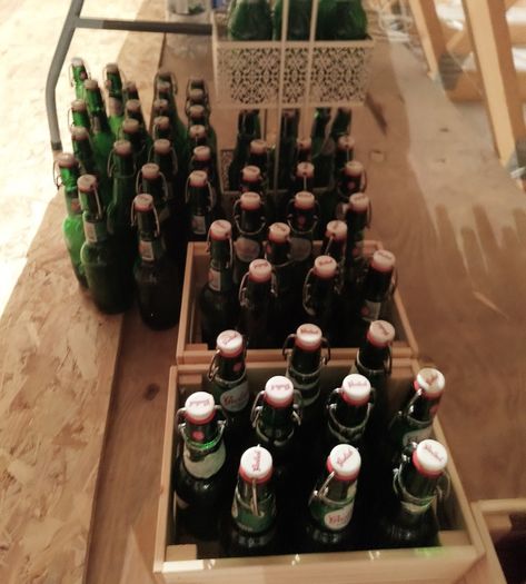Beer Bottles. Home Brew