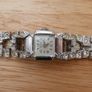 Vintage 1940's Ladies Berco De Luxe 17 rubis cocktail Manual Wind Up watch Swiss made (works well) Image 2