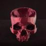 3D Printed Low Polygon Skull Planter/ Bowl Image 3