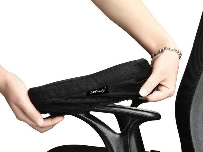 Aloudy Ergonomic Memory Foam Office Chair Armrest Pads