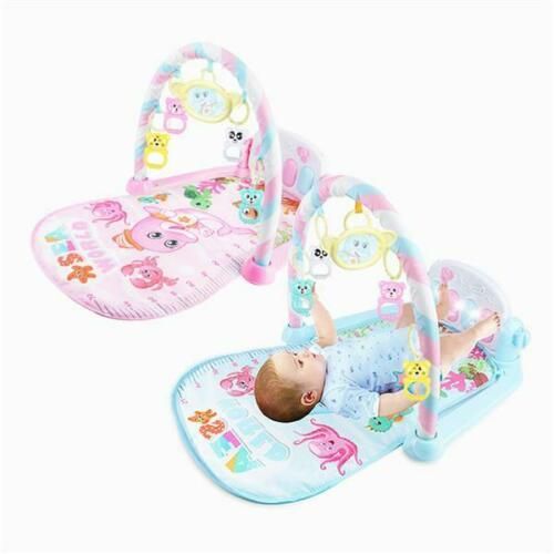 3 in 1 Baby Gym Play Mat Lay & Play Fitness Music And Lights Fun Piano Girl