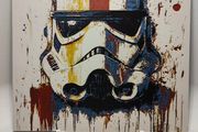 Stormtrooper 3D printed abstract painting
