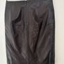 Hugo Boss pencil leather skirt Image 4