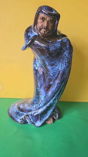 Ceramic monk  collectable figurine