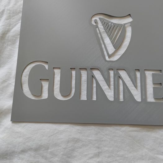 Guinness Logo Stencil Reusable Template for Paint Wood Walls Crafts