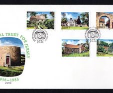 1986 Jersey The 50th Anniversary of the National Trust of Jersey Commemorative Stamps First Day Cover (FDC)