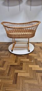 New Extra Large Wicker Basket with Stand for Newborn