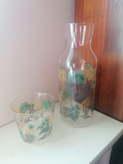 Bedside Water Carafe and Glass Set