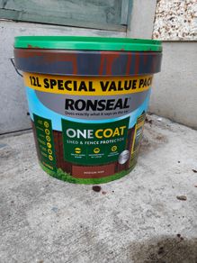 Ronseal Fence Life Plus  Medium Oak 5L (Brand New)  Selling an