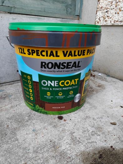 Ronseal Fence Life Plus  Medium Oak 5L (Brand New)  Selling an