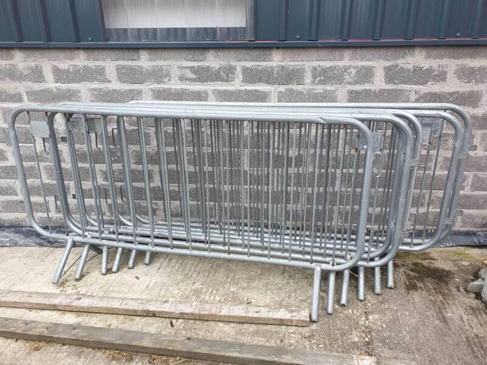 Galvanised barriers