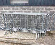 Galvanised barriers