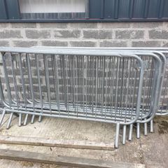 Galvanised barriers