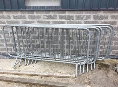 Galvanised barriers