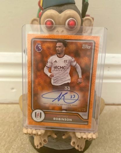 football card autograph /25