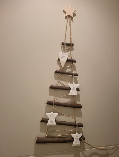 Christmas tree ladder