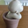 Vintage Collectable Lladro Nao Baby in Flower Pot Image 2
