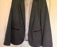 Wallis black polkadot blazer