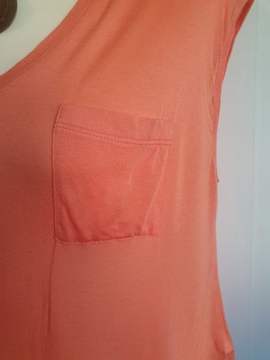 French Connection Womens Peach T Shirt Top Sleeveless New With Tags Size M CAN POST