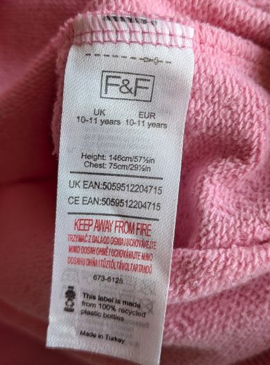 Pink jumper age 10-11