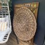 New XL 140cm diameter KUBU rattan wall hanging indoor/outdoor statement piece Image 7