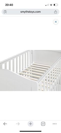 Cot bed and mattress