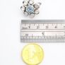Vintage 925 Sterling Silver Moonstone Blue Topaz Earrings Image 8