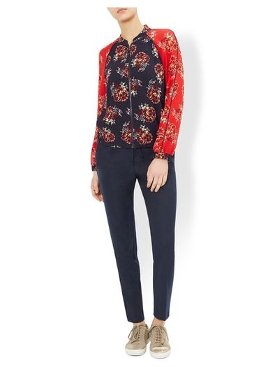 Brand new Monsoon Jane Printed Bomber Jacket size UK18/20 EU46/48 Postage included