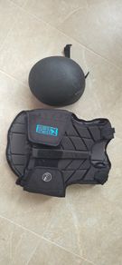 childs horse riding helmet and body protector